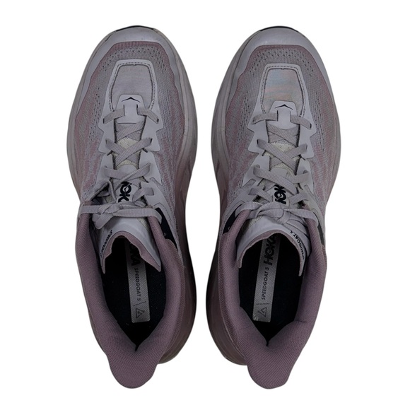 Hoka One One Speedgoat 5 Women 10 Pink Trail Running Shoes Hiking Sneaker Vibram - Picture 4 of 11
